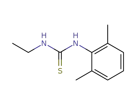 Molecular Structure of 84185-40-0 (Thiourea, N-(2,6-dimethylphenyl)-N'-ethyl-)