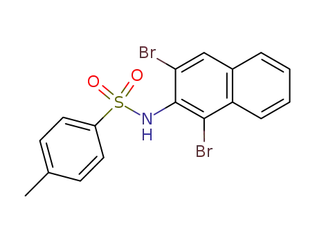 Benzenesulfonamide, N-(1,3-dibromo-2-naphthalenyl)-4-methyl-