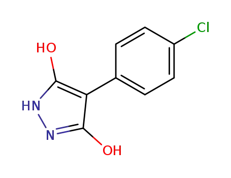 Molecular Structure of 106367-56-0 (4-(p-methoxyphenyl)-3,5-dihydroxypyrazole)
