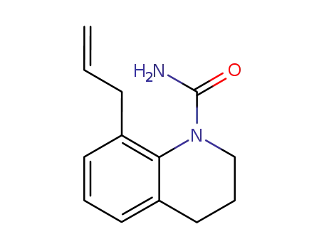 Molecular Structure of 152771-24-9 (8-allyl-1-carbamoyl-1,2,3,4-tetrahydroquinoline)