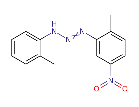 Molecular Structure of 861519-76-8 (<i>N</i>-(2-methyl-5-nitro-phenyl)-<i>N</i>'-<i>o</i>-tolyl-triazene)