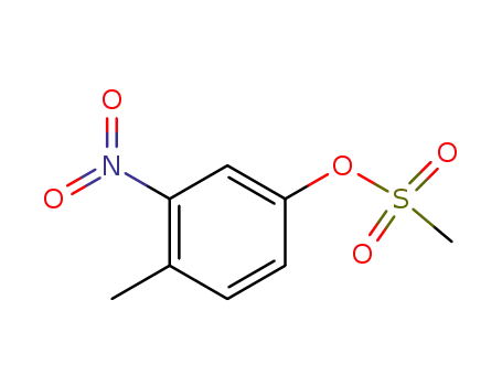 Molecular Structure of 16296-53-0 (4-methyl-3-nitrophenyl methanesulfonate)