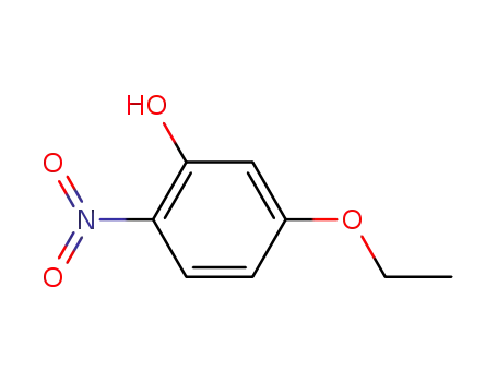 Molecular Structure of 857629-22-2 (5-ethoxy-2-nitro-phenol)