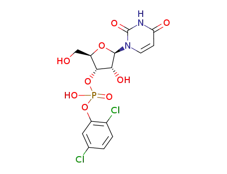 Molecular Structure of 115142-05-7 (uridine 3'-(2,5-dichlorophenyl) phosphate)