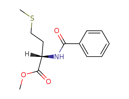 Molecular Structure of 50732-06-4 (methyl N-benzoyl-L-methionate)