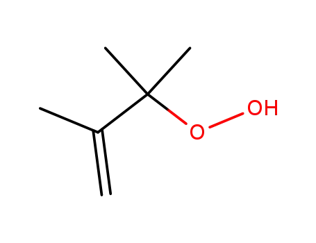 Molecular Structure of 13249-73-5 (2,3-dimethylbut-3-en-2-ylhydroperoxide)