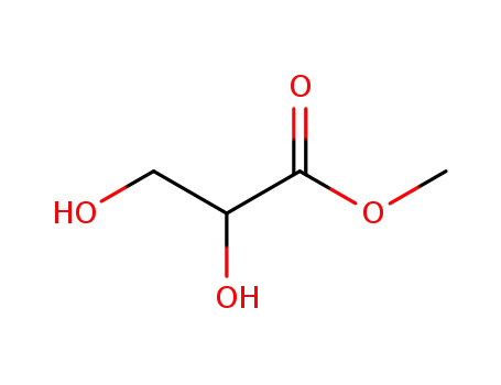 Molecular Structure of 15909-76-9 (methyl 2,3-dihydroxypropanoate)