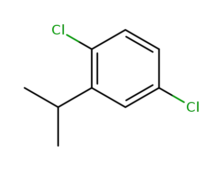 Molecular Structure of 4132-70-1 (1,4-Dichloro-2-isopropylbenzene)