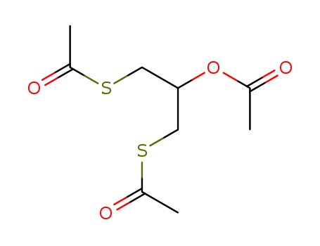 2-acetoxy-1,3-bis-acetylsulfanyl-propane