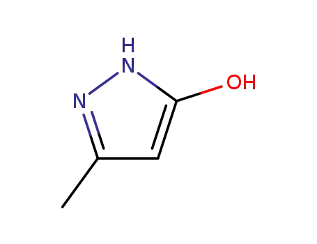 Molecular Structure of 132712-71-1 (3-methyl-1H-pyrazol-5-ol)