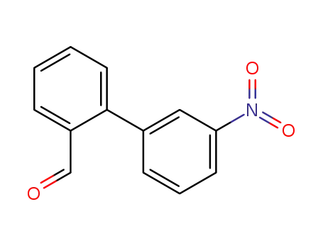 Molecular Structure of 209863-08-1 (3'-NITRO[1,1'-BIPHENYL]-2-CARBALDEHYDE)