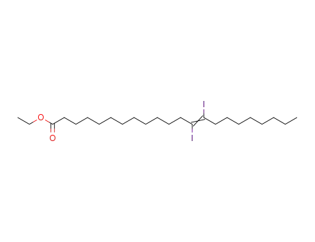 Molecular Structure of 583-87-9 (ethyl 13,14-diiododocos-13-enoate)