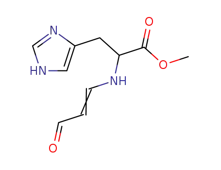 Molecular Structure of 77714-38-6 (3-(1H-Imidazol-4-yl)-2-((E)-3-oxo-propenylamino)-propionic acid methyl ester)