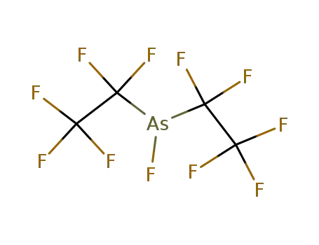 Molecular Structure of 32395-49-6 (Bis(pentafluoraethyl)-fluorarsan)