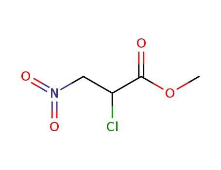 Molecular Structure of 6124-35-2 (2-chloro-3-nitro-propionic acid methyl ester)
