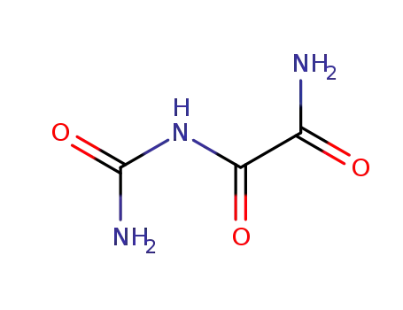 Molecular Structure of 617-49-2 (aminocarbonyloxamide)