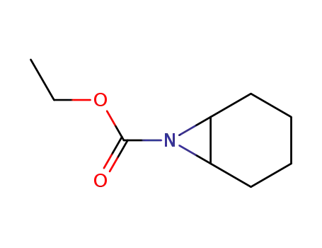Molecular Structure of 1541-27-1 (ethyl 7-azabicyclo[4.1.0]heptane-7-carboxylate)