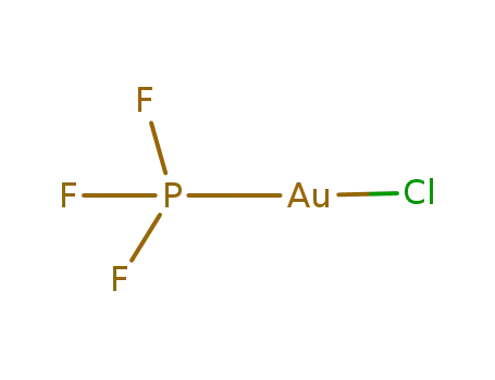 Molecular Structure of 141845-34-3 (trifluorophosphine gold(I) chloride)