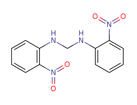 Molecular Structure of 17465-20-2 (N,N-bis(2-nitrophenyl)methanediamine)