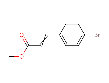 Molecular Structure of 71205-17-9 ((E)-Methyl 3-(4-bromophenyl)acrylate)