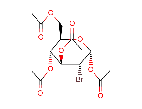 Molecular Structure of 29585-29-3 (1,3,4,6-tetra-O-acetyl-2-bromo-2-deoxy-α-D-glucopyranose)