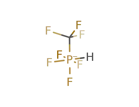 cis-Trifluormethyl-tetrafluor-monohydrido-phosphat-Anion