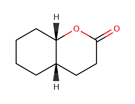 Molecular Structure of 121902-58-7 ((+/-)-(4aR,8aR)-octahydro-2H-chromen-2-one)