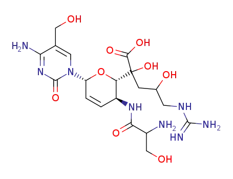 Molecular Structure of 67527-71-3 (Mildiomycin)