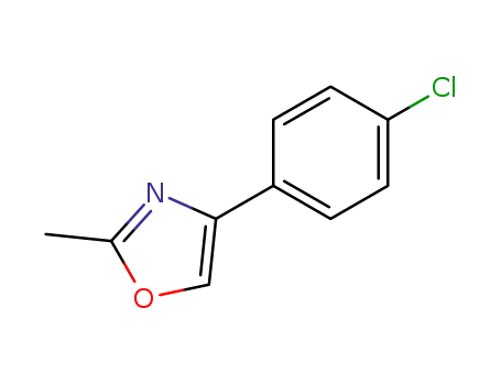 Molecular Structure of 79965-68-7 (4-(4-chlorophenyl)-2-methyloxazole)