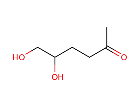 Molecular Structure of 72693-13-1 (2-Hexanone, 5,6-dihydroxy- (7CI,9CI))