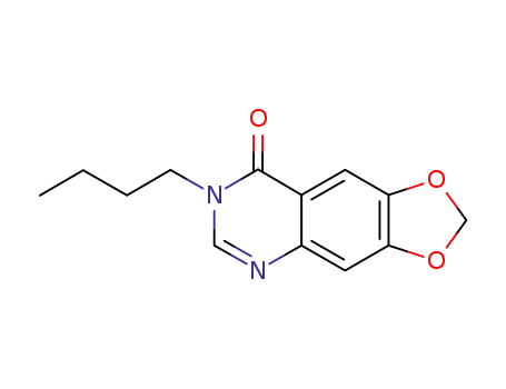 Molecular Structure of 68358-39-4 (7-Butyl-7H-[1,3]dioxolo[4,5-g]quinazolin-8-one)