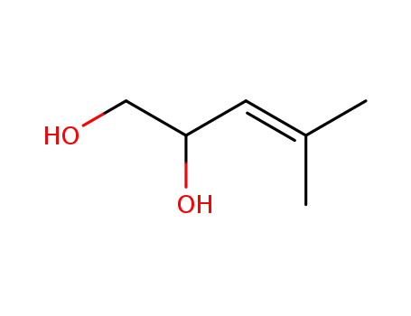 4-methyl-pent-3-ene-1,2-diol