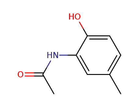 Molecular Structure of 6375-17-3 (2-Acetamido-4-methylphenol)