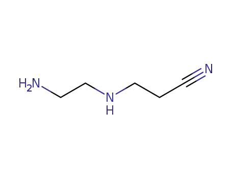 Molecular Structure of 25609-52-3 (Propanenitrile,3-[(2-aminoethyl)amino]-,homopolymer)