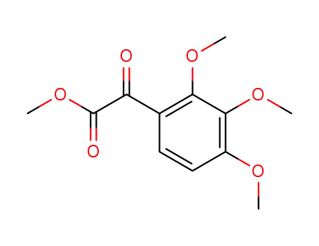 Molecular Structure of 105339-22-8 ((2,3,4-trimethoxy-phenyl)-glyoxylic acid methyl ester)