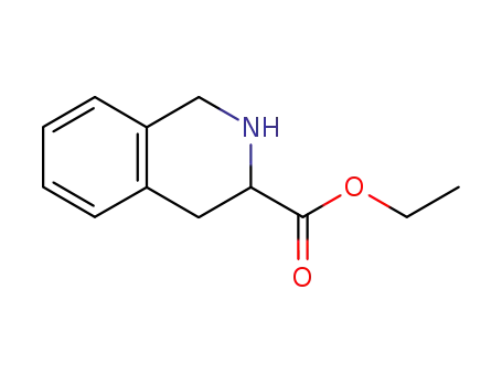 Molecular Structure of 41234-43-9 (ethyl 1,2,3,4-tetrahydroisoquinoline-3-carboxylate)