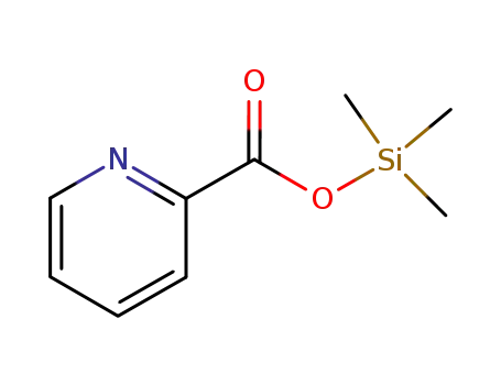 Molecular Structure of 17881-49-1 (2-Pyridinecarboxylicacid,trimethylsilylester(9CI))