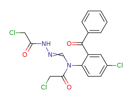 N'-[[(2-벤조일-4-클로로페닐)(클로로아세틸)아미노]메틸렌]클로로아세토히드라지드