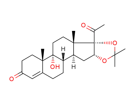 pregn-4-ene-9α,16α,17α-triol-3,20-dione 16,17-acetonide