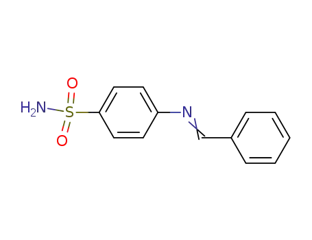 Molecular Structure of 5877-53-2 (4-{[(E)-phenylmethylidene]amino}benzenesulfonamide)