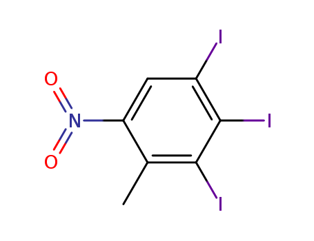 Benzene,1,2,3-triiodo-4-methyl-5-nitro- cas  5411-52-9