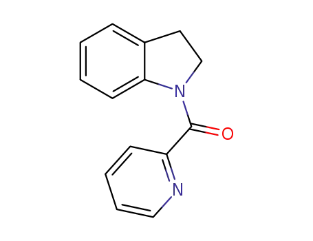 Molecular Structure of 864424-24-8 (indolin-1-yl(pyridin-2-yl)methanone)