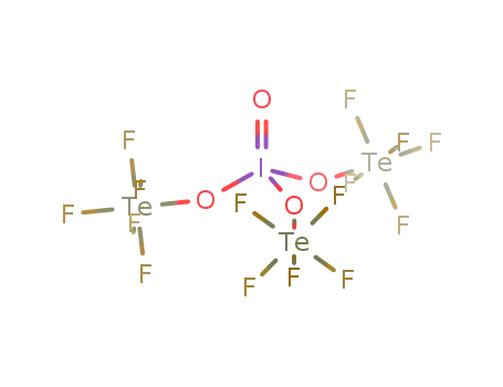 Molecular Structure of 66270-55-1 (OI(OTeF<sub>5</sub>)3)