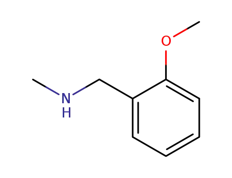 Molecular Structure of 6851-80-5 (2-METHOXY-N-METHYLBENZYLAMINE  97)