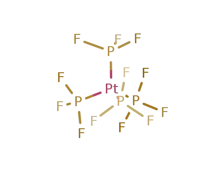 Molecular Structure of 19529-53-4 (TETRAKIS(TRIFLUOROPHOSPHINE)PLATINUM(0))