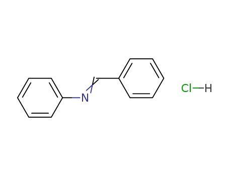 Benzenamine, N-(phenylmethylene)-, hydrochloride