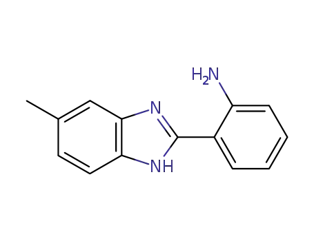 Molecular Structure of 10173-53-2 (2-(6-methyl-1H-benzimidazol-2-yl)aniline)