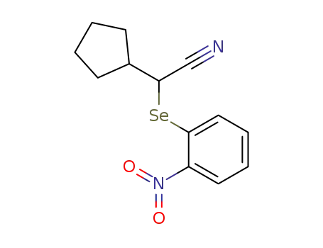Cyclopentaneacetonitrile, a-[(2-nitrophenyl)seleno]-