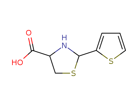 4-Thiazolidinecarboxylicacid, 2-(2-thienyl)-