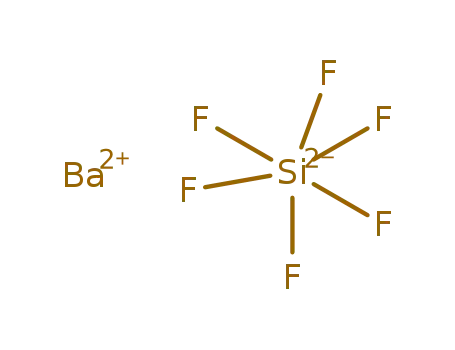 六フッ化ケイ酸バリウム